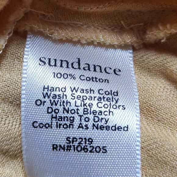 Sundance Hepburn Textured Wrap Surplice Short Sleeve Top Size Medium - Picture 8 of 9